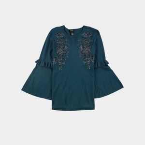 Alfani Embroidered Pullover Sweater